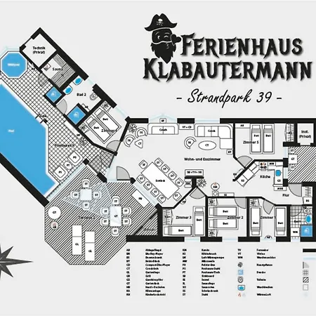 Сasa de vacaciones Klabautermann - Strandpark 39 Grömitz